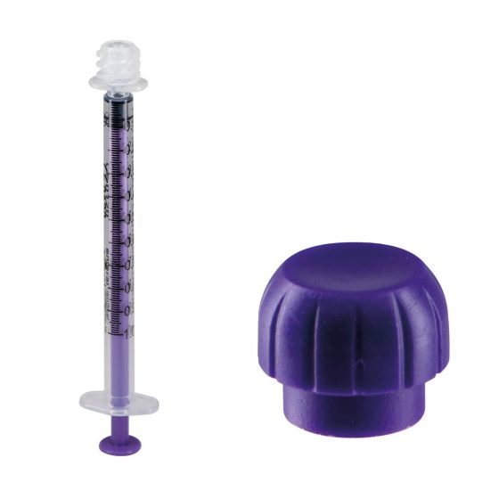 ENFit ISOSAF Single Use Syringe & Push Fit Cap